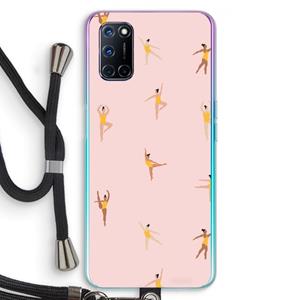 CaseCompany Dans #2: Oppo A92 Transparant Hoesje met koord
