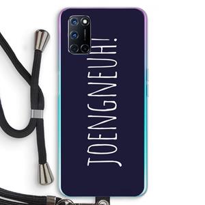 CaseCompany Joengneuh!: Oppo A92 Transparant Hoesje met koord