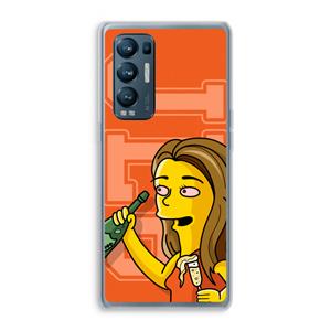 CaseCompany Jamie Lee Simpson: Oppo Find X3 Neo Transparant Hoesje