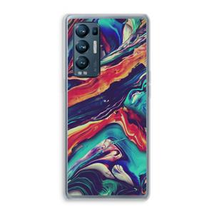 CaseCompany Chameleon Sun: Oppo Find X3 Neo Transparant Hoesje