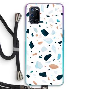 CaseCompany Terrazzo N°13: Oppo A92 Transparant Hoesje met koord