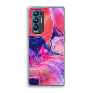 CaseCompany Earth And Ocean: Oppo Find X3 Neo Transparant Hoesje