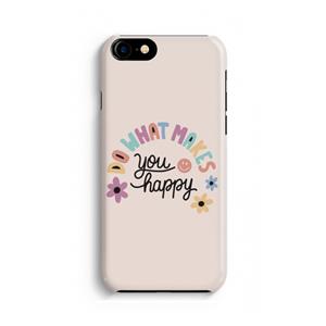 CaseCompany Happy days: Volledig Geprint iPhone 7 Hoesje