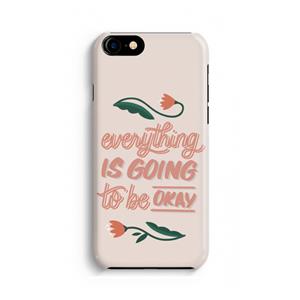 CaseCompany Optimistic flower girl: Volledig Geprint iPhone 7 Hoesje