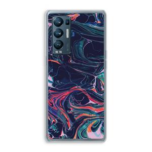 CaseCompany Light Years Beyond: Oppo Find X3 Neo Transparant Hoesje