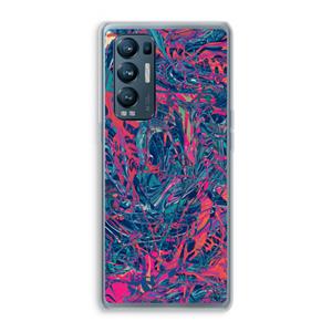CaseCompany Sleeping Dreams: Oppo Find X3 Neo Transparant Hoesje