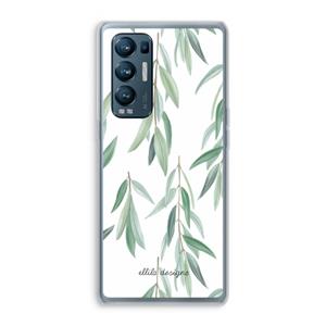 CaseCompany Branch up your life: Oppo Find X3 Neo Transparant Hoesje