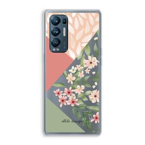 CaseCompany Sweet heaven geometrics: Oppo Find X3 Neo Transparant Hoesje