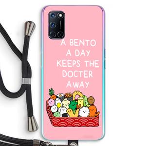 CaseCompany Bento a day: Oppo A92 Transparant Hoesje met koord