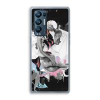 CaseCompany Camouflage de sommeil: Oppo Find X3 Neo Transparant Hoesje