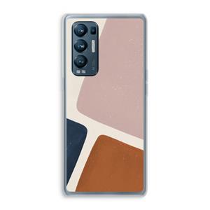 CaseCompany Geo #2: Oppo Find X3 Neo Transparant Hoesje