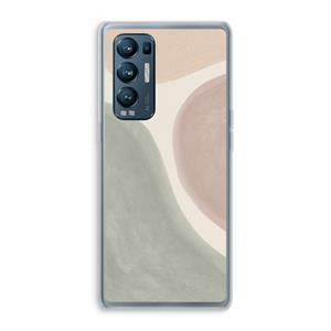 CaseCompany Geo #6: Oppo Find X3 Neo Transparant Hoesje