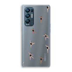 CaseCompany Dancing #1: Oppo Find X3 Neo Transparant Hoesje