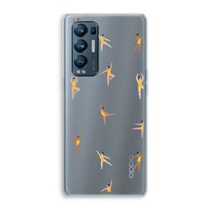 CaseCompany Dans #2: Oppo Find X3 Neo Transparant Hoesje