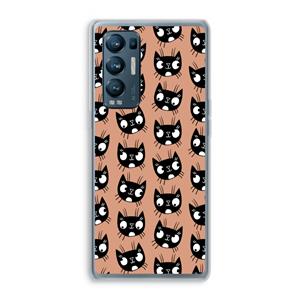 CaseCompany Kat: Oppo Find X3 Neo Transparant Hoesje
