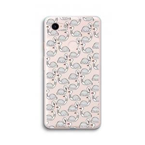 CaseCompany Zwanen: Google Pixel 3 XL Transparant Hoesje