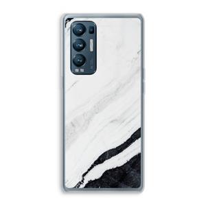 CaseCompany Elegante marmer: Oppo Find X3 Neo Transparant Hoesje