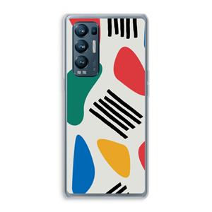 CaseCompany Illustratieve pop 1: Oppo Find X3 Neo Transparant Hoesje