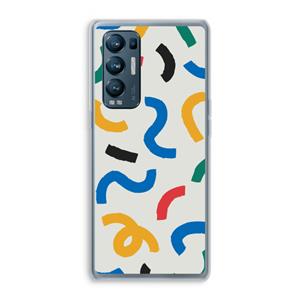 CaseCompany Illustratieve pop 2: Oppo Find X3 Neo Transparant Hoesje