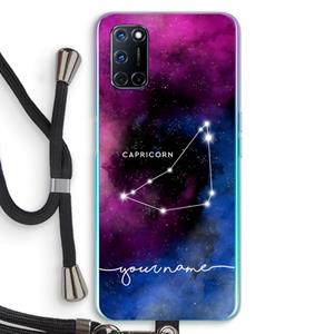 CaseCompany Sterrenbeeld - Donker: Oppo A92 Transparant Hoesje met koord