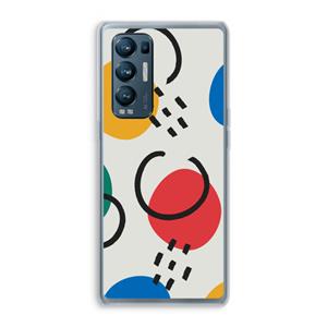 CaseCompany Illustratieve pop 3: Oppo Find X3 Neo Transparant Hoesje
