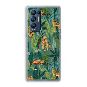 CaseCompany Luipaard 2: Oppo Find X3 Neo Transparant Hoesje