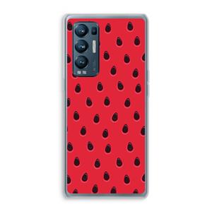 CaseCompany Watermelon: Oppo Find X3 Neo Transparant Hoesje