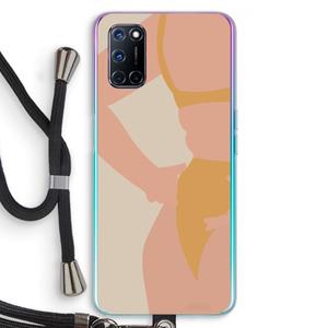 CaseCompany Bikini body: Oppo A92 Transparant Hoesje met koord
