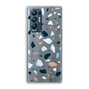 CaseCompany Terrazzo N°13: Oppo Find X3 Neo Transparant Hoesje