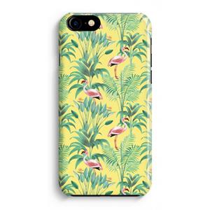 CaseCompany Flamingo party: Volledig Geprint iPhone 7 Hoesje