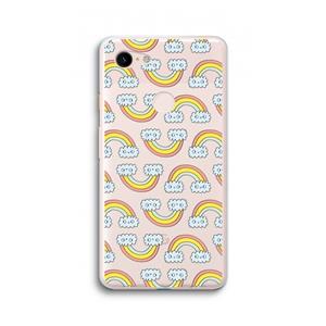 CaseCompany Regenboog: Google Pixel 3 XL Transparant Hoesje