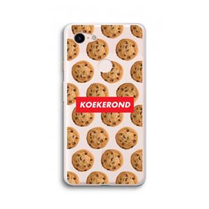 CaseCompany Koekerond: Google Pixel 3 XL Transparant Hoesje
