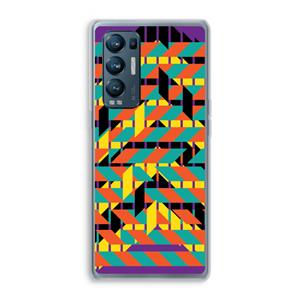 CaseCompany Skew Bee 2: Oppo Find X3 Neo Transparant Hoesje