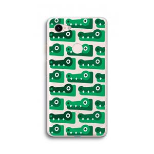 CaseCompany Crocs: Google Pixel 3 XL Transparant Hoesje