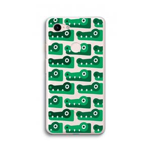 CaseCompany Crocs: Google Pixel 3 XL Transparant Hoesje