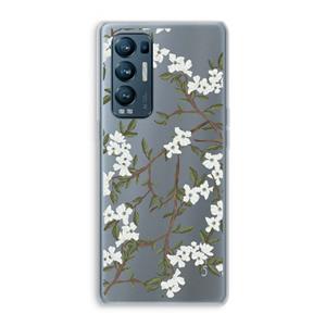 CaseCompany Blossoming spring: Oppo Find X3 Neo Transparant Hoesje