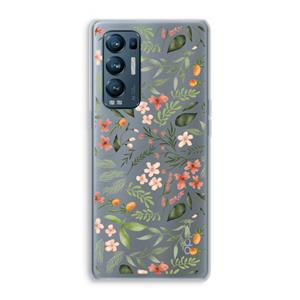 CaseCompany Sweet little flowers: Oppo Find X3 Neo Transparant Hoesje