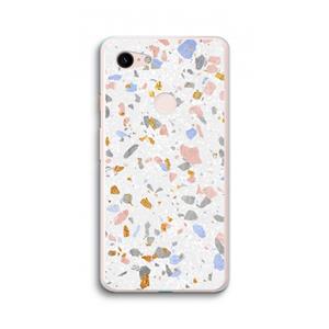 CaseCompany Terrazzo N°8: Google Pixel 3 XL Transparant Hoesje