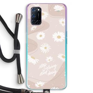 CaseCompany Daydreaming becomes reality: Oppo A92 Transparant Hoesje met koord