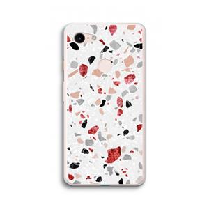 CaseCompany Terrazzo N°12: Google Pixel 3 XL Transparant Hoesje