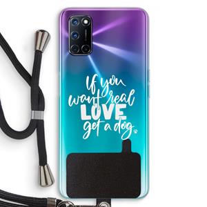CaseCompany Partner in crime: Oppo A92 Transparant Hoesje met koord