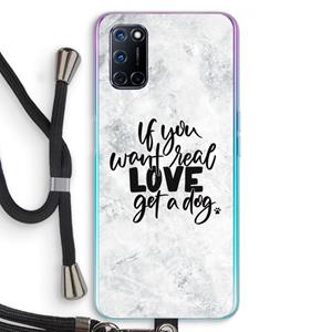 CaseCompany Partner in crime: Oppo A92 Transparant Hoesje met koord