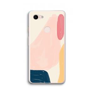 CaseCompany Saturday Flow: Google Pixel 3 XL Transparant Hoesje