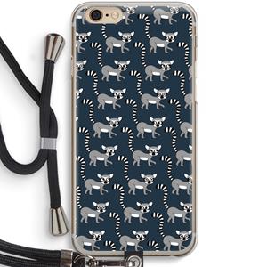 CaseCompany Makis: iPhone 6 / 6S Transparant Hoesje met koord