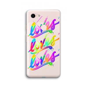 CaseCompany Loves: Google Pixel 3 XL Transparant Hoesje