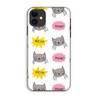 CaseCompany Meow: iPhone 11 Tough Case