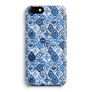 CaseCompany Blauw motief: Volledig Geprint iPhone 7 Hoesje