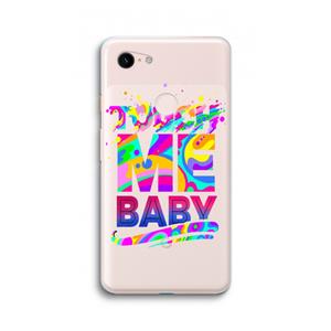 CaseCompany Touch Me: Google Pixel 3 XL Transparant Hoesje
