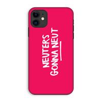 CaseCompany Neuters (roze): iPhone 11 Tough Case