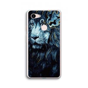 CaseCompany Darkness Lion: Google Pixel 3 XL Transparant Hoesje